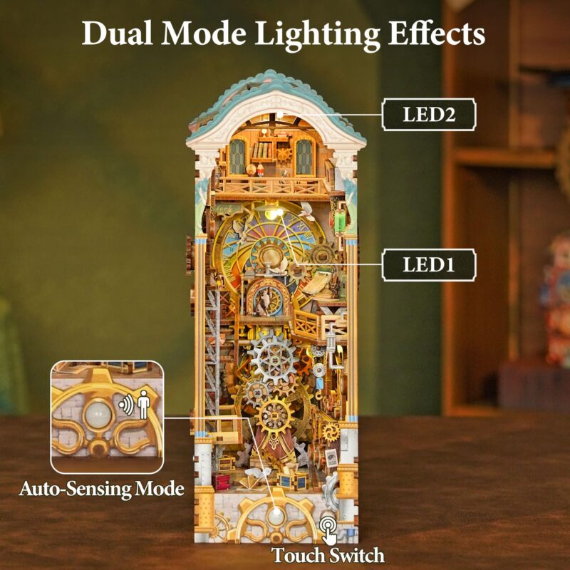 Tonecheer Beast and Beauty DIY Book Nook Kit with LED