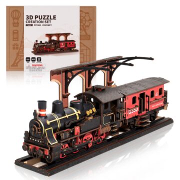 Robotime Steam Journey 3D Wooden Puzzle