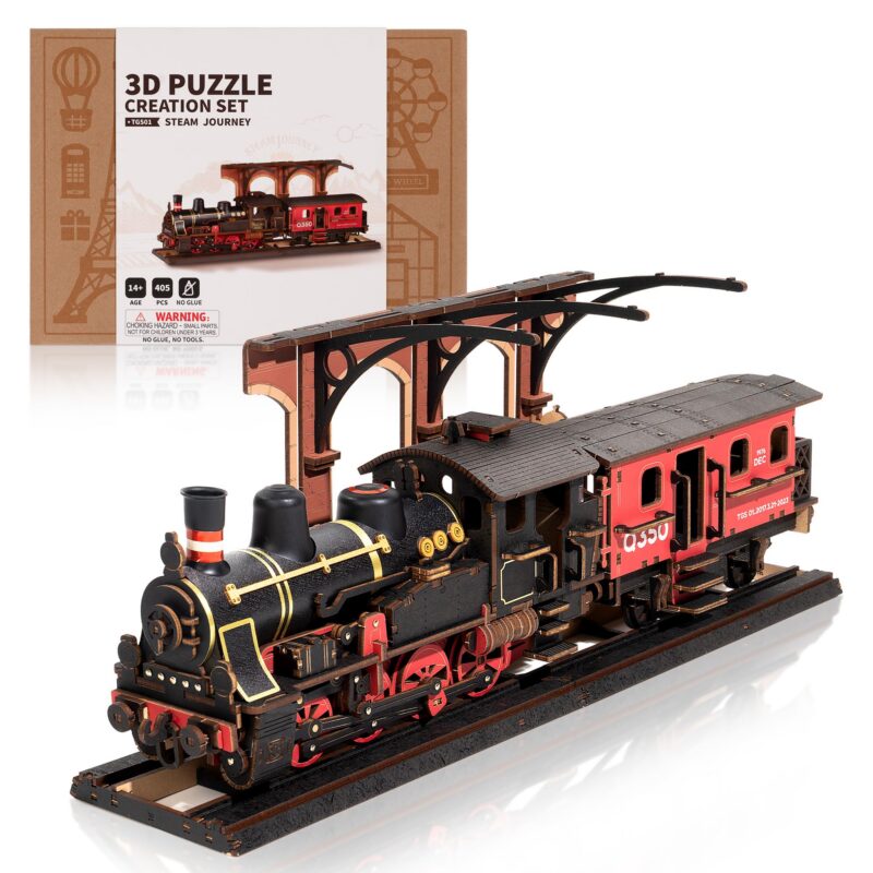 Robotime Steam Journey 3D Wooden Puzzle