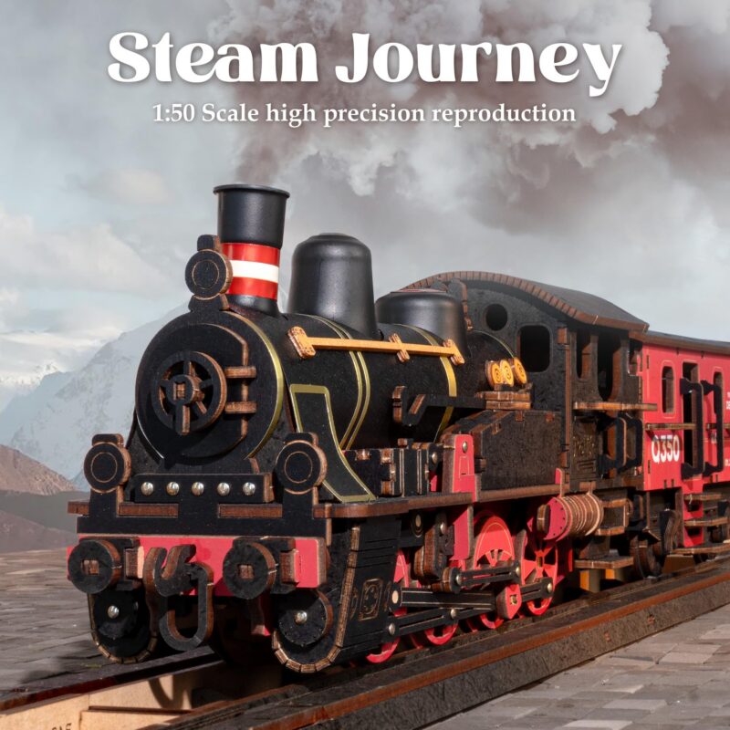 Cutebee Steam Journey 3D Wooden Puzzle