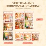 Robotime Tasty Cake Shop DIY Miniature House Kit with LED