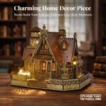 Funpola Countryside Cottage 3D Wooden Puzzle with LED