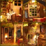 Luuwik The Secret Treehouse DIY Book Nook Kit with LED