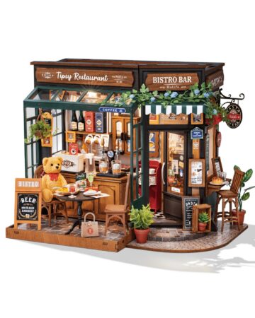 Rolife Tipsy Restaurant DIY Miniature House Kit