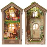 Luuwik The Secret Treehouse DIY Book Nook Kit with LED