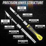 16-Piece Precision Hobby Knife Set with Case
