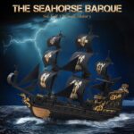 Rokr Seahorse Barque 3D Wooden Puzzle (603 Pcs)
