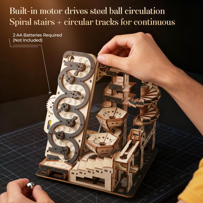 Wdpintu Rolling Ball Maze 3D Wooden Puzzle