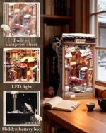 Cutebee Kyoto Snow Whisper DIY Book Nook Kit with LED