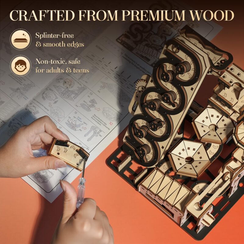 Wdpintu Rolling Ball Maze 3D Wooden Puzzle