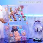 4-Layer Acrylic Display Case with Magnetic Door