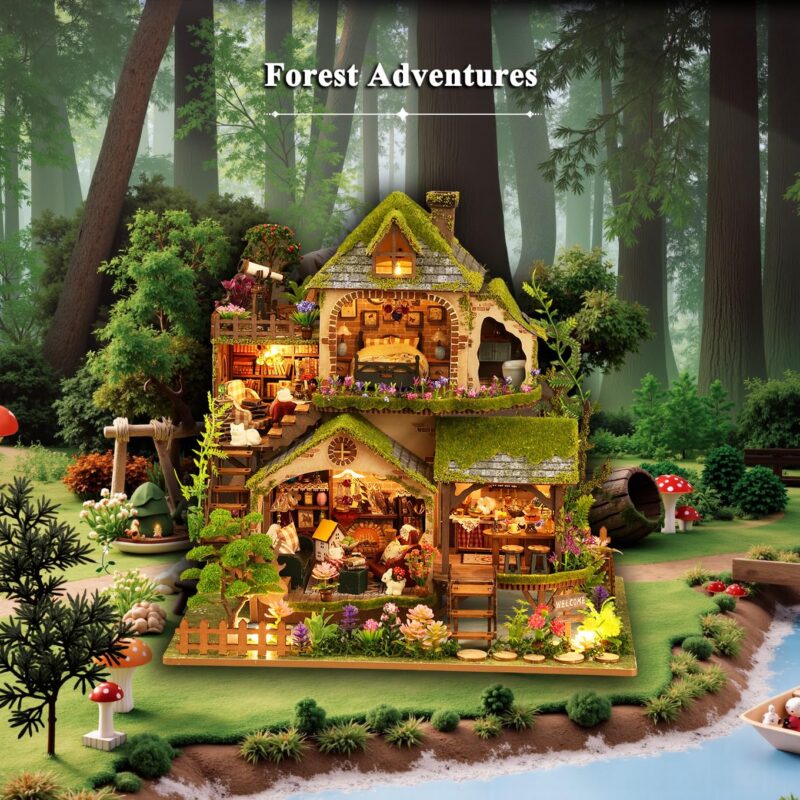 Rhzn Forest Adventure DIY Miniature House Kit