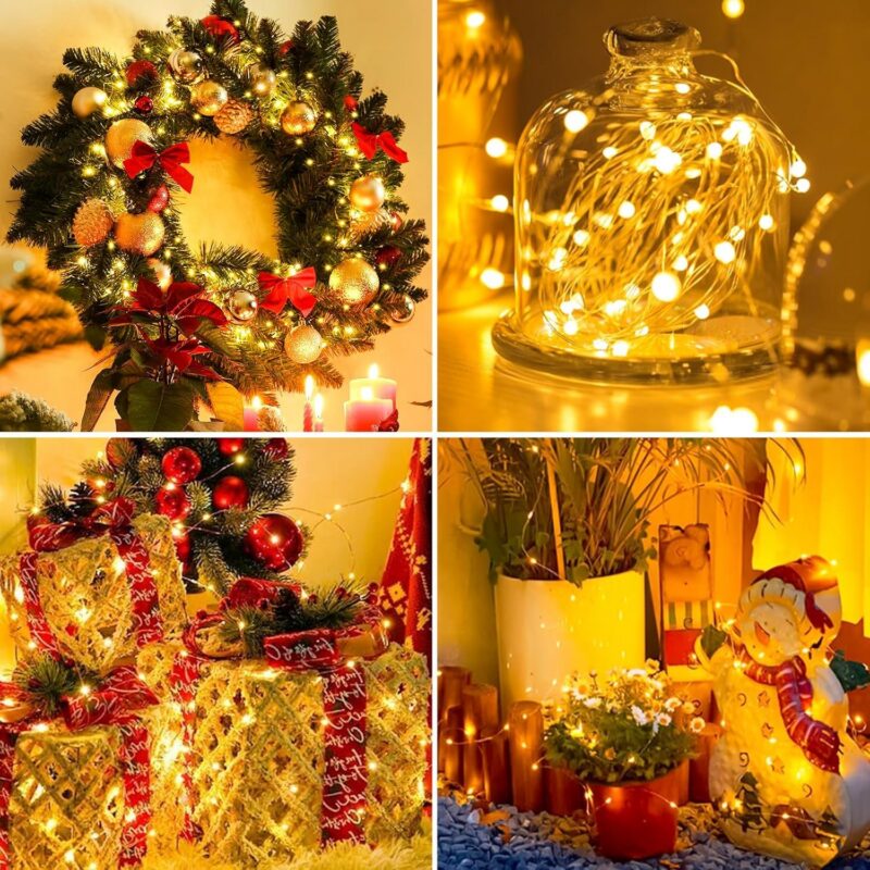 24-Pack Mini LED Fairy String Lights (Warm White)