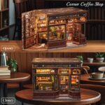 Cutebee Corner Coffee Shop DIY Book Nook Kit
