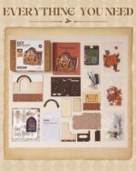 Robotime Magic Study DIY Miniature House Kit with LED