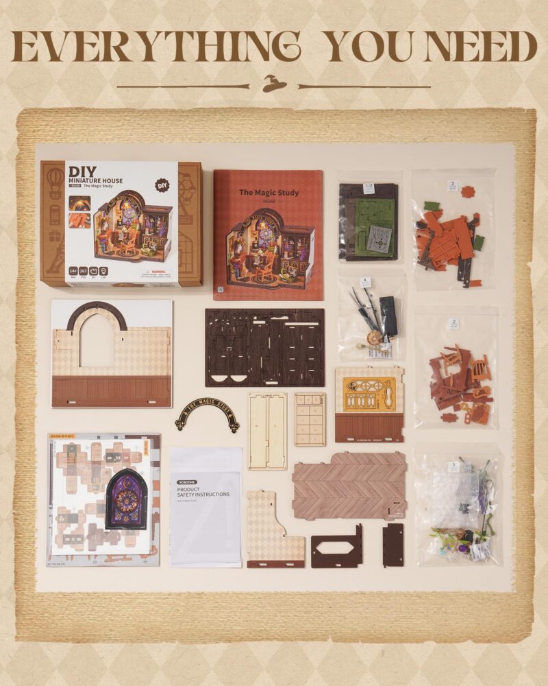 Cutebee The Magic Study DIY Dollhouse Kit