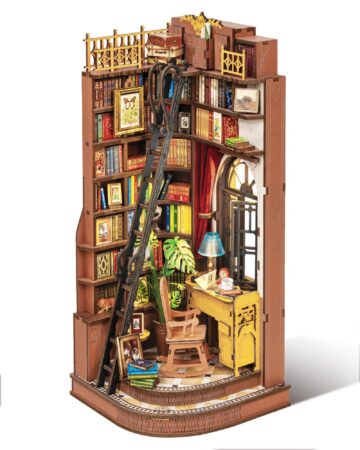 Rolife Silent Corner Study DIY Book Nook Kit
