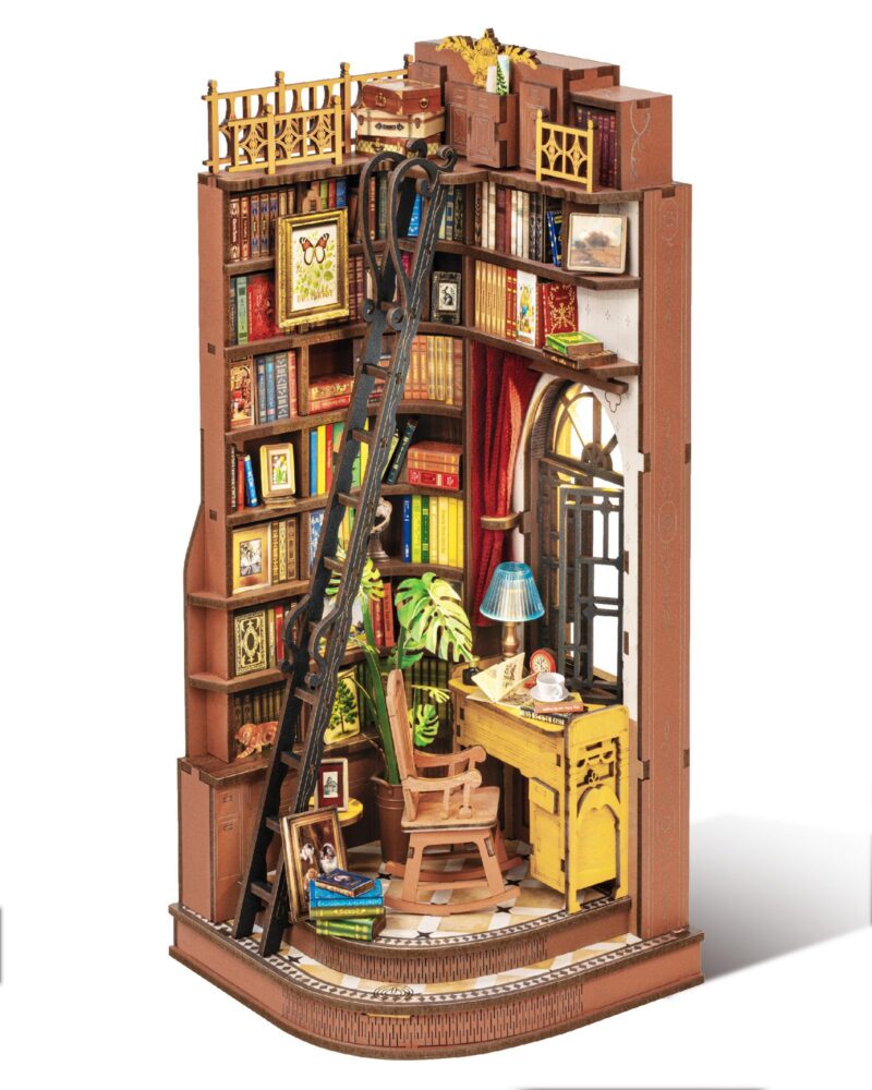 Rolife Silent Corner Study DIY Book Nook Kit