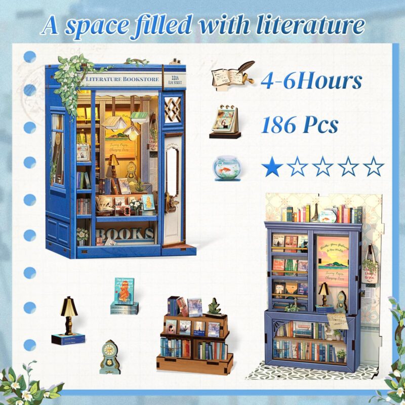 Cutebee Machinery Dreams DIY Book Nook Kit