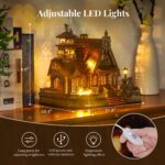Funpola Countryside Cottage 3D Wooden Puzzle with LED