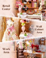Rolife Elsa's Tailor Shop DIY Miniature House Kit