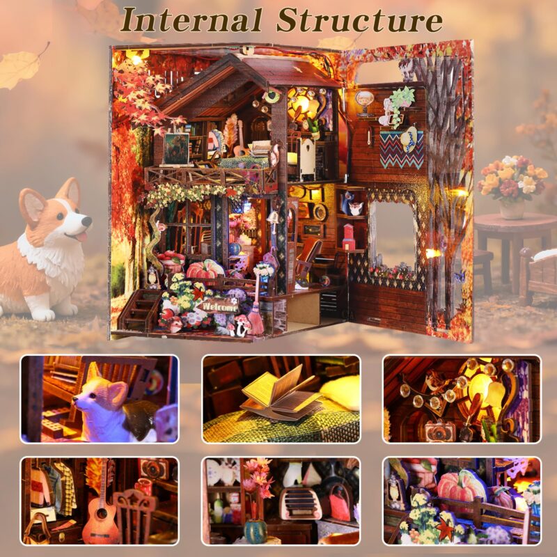 Cutebee Grimm Cottage DIY Book Nook Kit