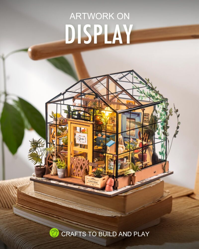 Rolife Cathy's Greenhouse DIY Miniature House Kit