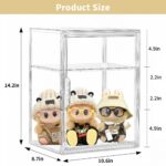 Stackable Acrylic Display Case with Adjustable Shelves