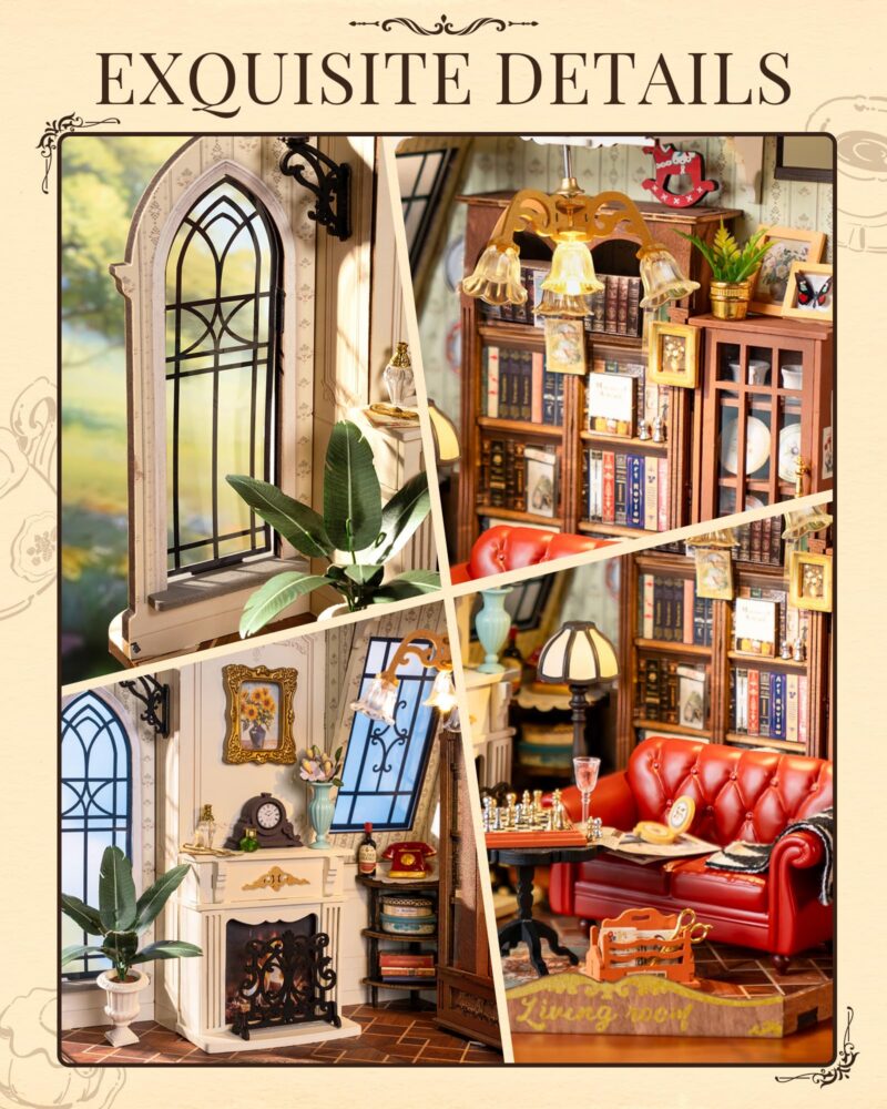 Rolife Catherine's Living Room DIY Miniature House Kit