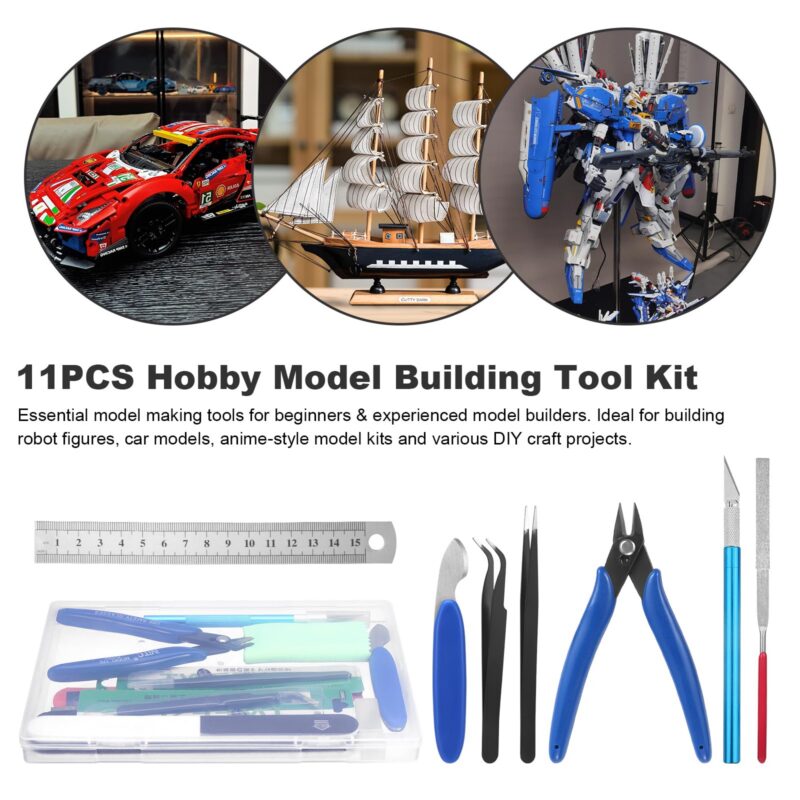 11-Piece Gundam Model Building Tool Kit