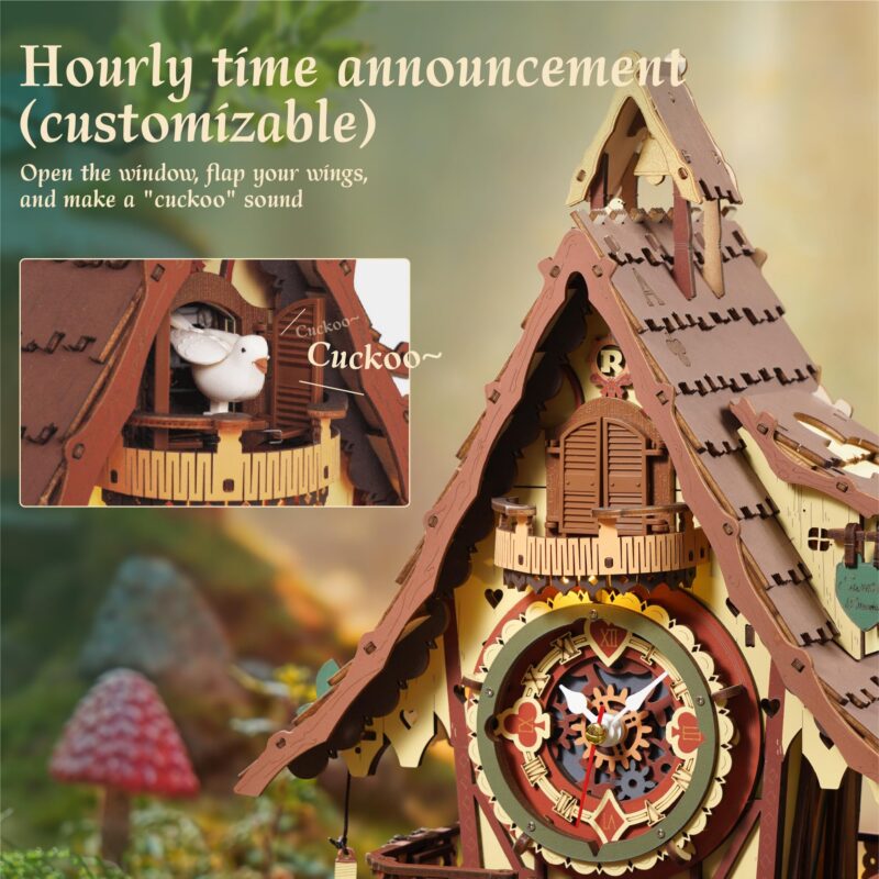 Rokr Cuckoo Clock 3D Wooden Puzzle