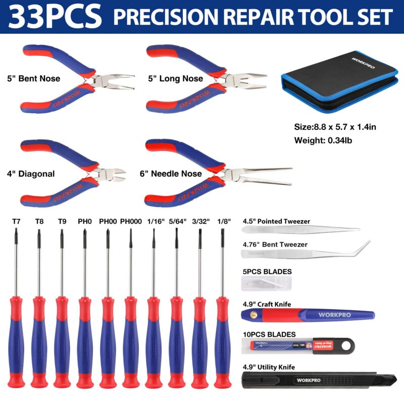 33-Piece Precision Repair Tool Set