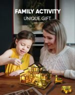Flybean Japanese House DIY Miniature House Kit with LED
