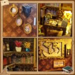 Criolpo Halloween DIY Book Nook Kit with LED