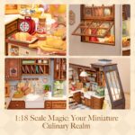 Rolife Baking Kitchen DIY Miniature House Kit with LED