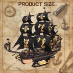 Rokr Seahorse Barque 3D Wooden Puzzle (603 Pcs)