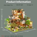 Isseve Bamboo Spring Courtyard DIY Miniature House Kit