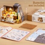 Rolife Baking Kitchen DIY Miniature House Kit with LED