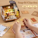 Rolife Baking Kitchen DIY Miniature House Kit with LED