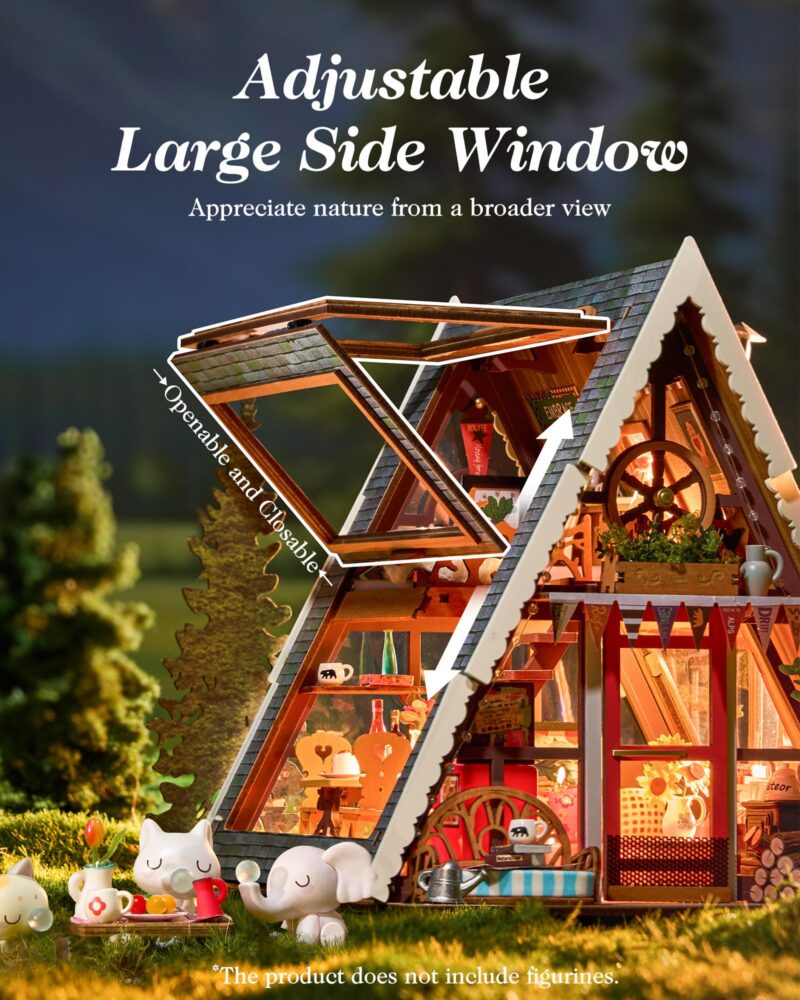 Rolife A-Frame Cabin Mini House Building Kit