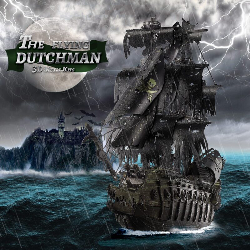 Piececool Flying Dutchman Pirate Ship 3D Metal Model Kit