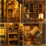 Criolpo DIY Miniature Book Nook Kit for Adults