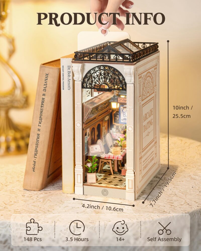 Robotime Arcade Dating DIY Book Nook Kit