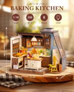 Rolife Baking Kitchen DIY Miniature House Kit (1:18)