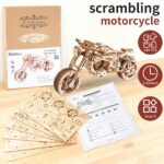 Buildixel Motorcycle 3D Wooden Puzzle