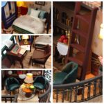 Lannso DIY Dollhouse Miniature Kit with Music Box