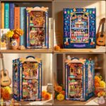 Cutebee Plaza de los Muertos DIY Book Nook Kit with LED