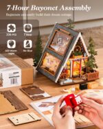 Rolife A-Frame Cabin Mini House Building Kit
