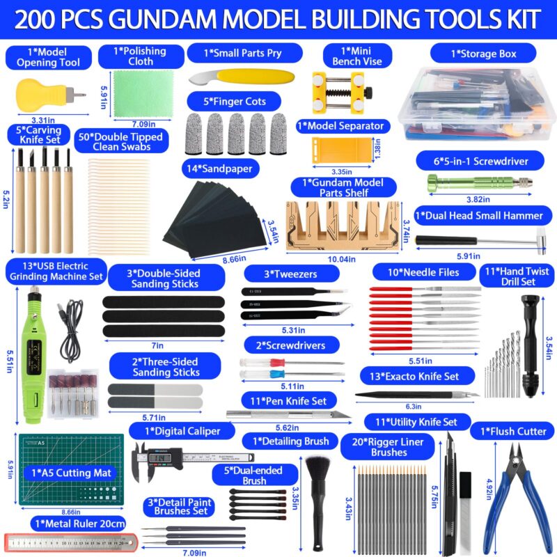 25-Piece Gundam Model Building Tool Kit