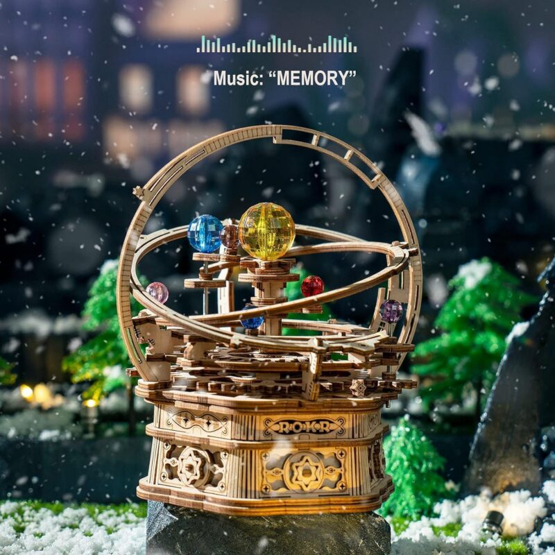 Rokr Starry Night 3D Wooden Music Box Puzzle